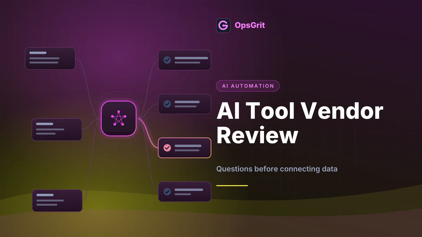 Illustration for AI Tool Vendor Review: Questions to Ask Before You Connect Business Data