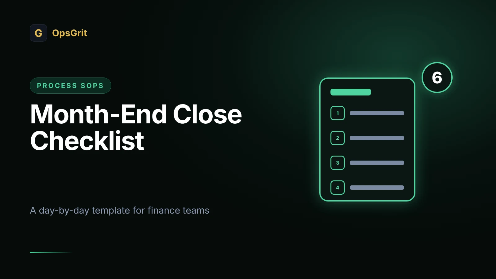Illustration for Month-End Close Checklist: A Day-by-Day Template for Small Finance Teams